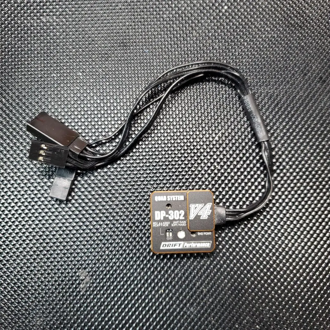 ヨコモ　ジャイロDP-302 V4「黒」 DP-302 V4 ドリフトステアリングジャイロ [DPP-302V4B