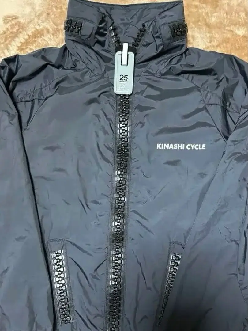 木梨サイクル　ファットジップジャンパー　ナイロンジャケット 木梨サイクル ビッグジップジャンパー ブラック ファットジップ