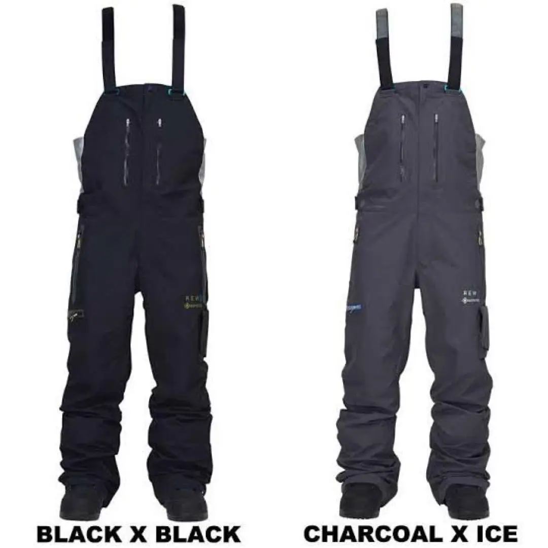 【最終値下げ】REW THE KAMIKAZE BIB BLACK 楽天市場】スノーウェア 24-25 REW KAMIKAZE BIB PANTS