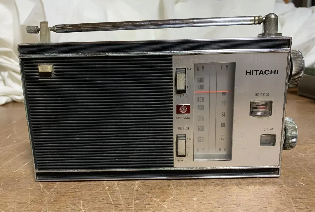 日立 FM トランジスターラジオ KH-1510 貴重取説付き　動作品 2025年最新】日立 トランジスターラジオの人気アイテム - メルカリ
