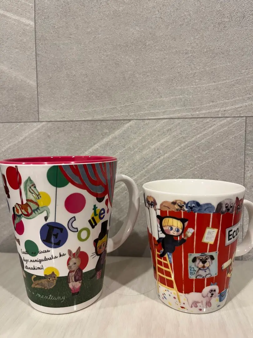 中古 Ecoute エクート マリーニモンティーニ メラミン食器