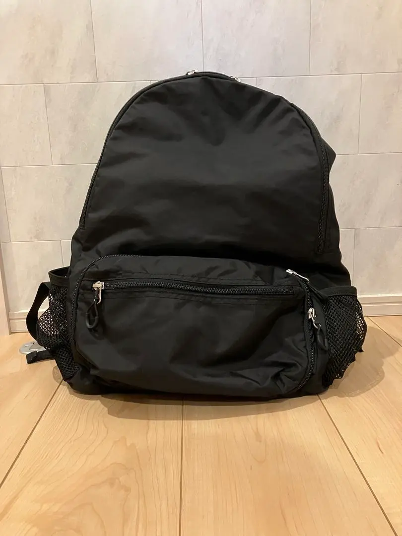 新品　ajuga アジュガ　マザーズリュック　ママリュック　黒 AJUGA. アジュガ 2WAY 多機能マザーズリュック ブラック