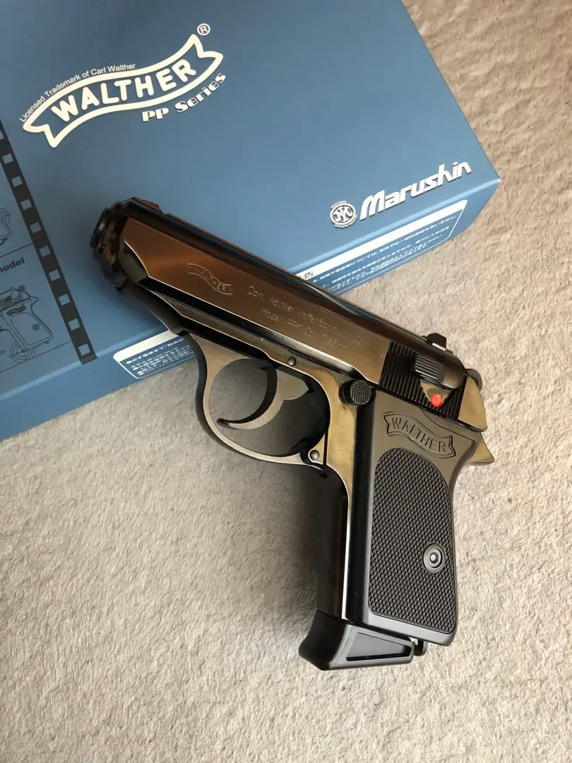 ワルサーPPK　 PPK モデルガン 鈴木製作所　未発火 スズキ] ワルサーPPK 金属モデルガン カート8発付き (中古