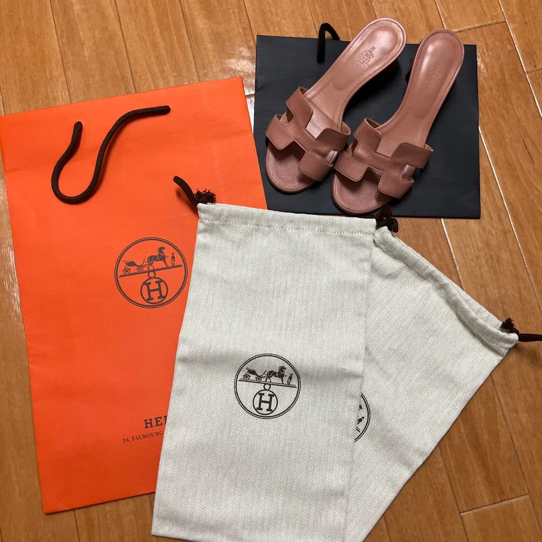 ピンク好き必見♪HERMES オアジス サンダル ピンク系統5色 HERMES - エルメス HERMES オアジス サンダル 靴 シューズ