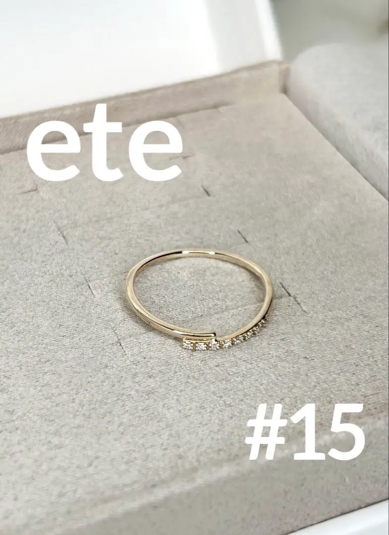 2025年最新】ete k10yg レイヤード ダイヤモンド リングの人気