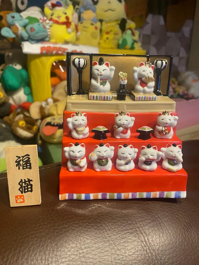 京の人形工房　豆雛　陶器　雛人形　立ち雛 京の人形工房 豆雛 陶器 雛人形 立ち雛