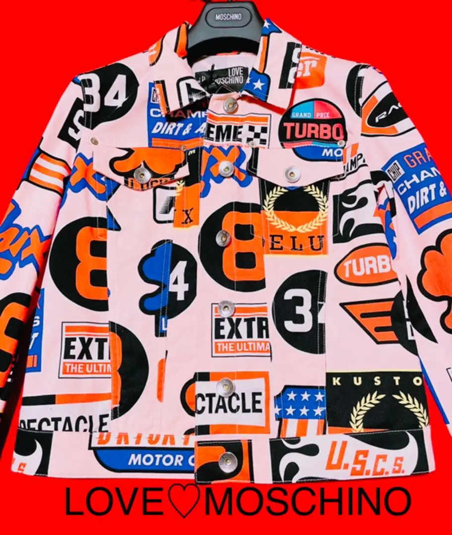 ⭐️新品未使用⭐️MOSCHINO モスキーノ Gジャン ストライプ ⭐️新品未使用⭐️MOSCHINO モスキーノ Gジャン ストライプ
