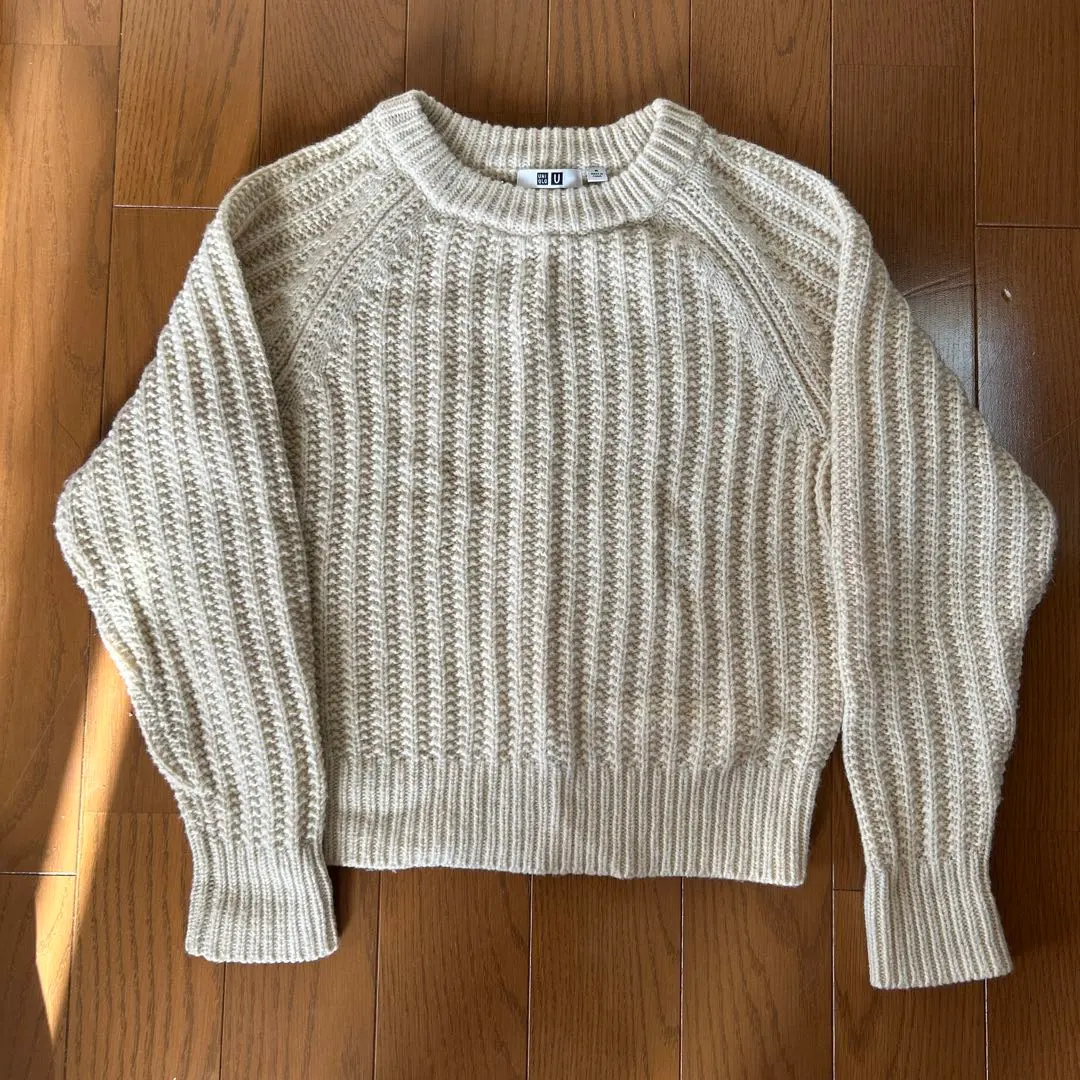 Thumbnail of UNIQLO U Ivory Knit Sweater M