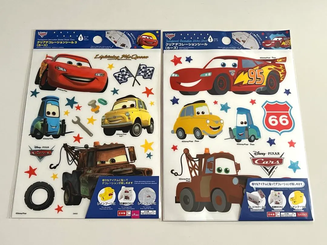 汽車總動員 貼紙套裝 2張入 的縮圖