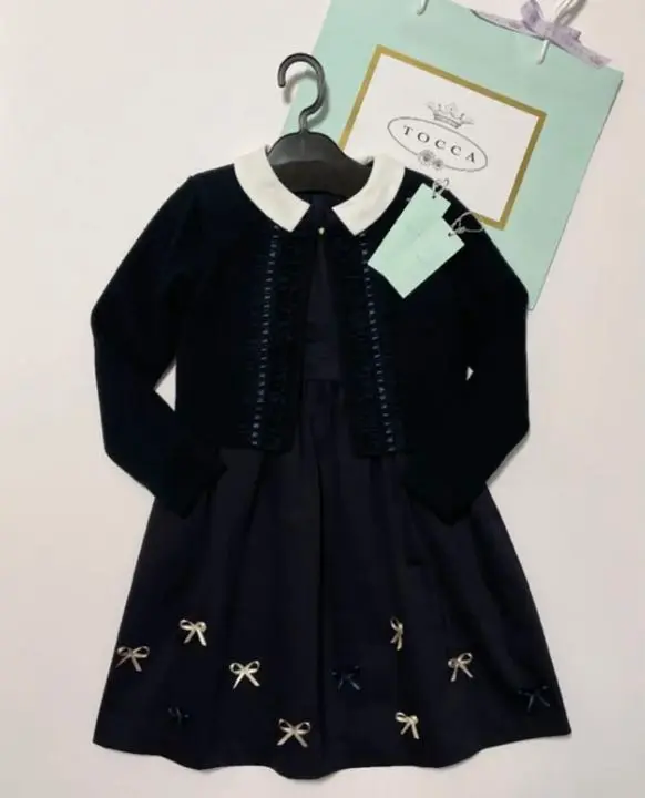トッカ　プリムジャージーワンピース　120 入学 tocca bambini プリムジャージーワンピース 120 トッカ