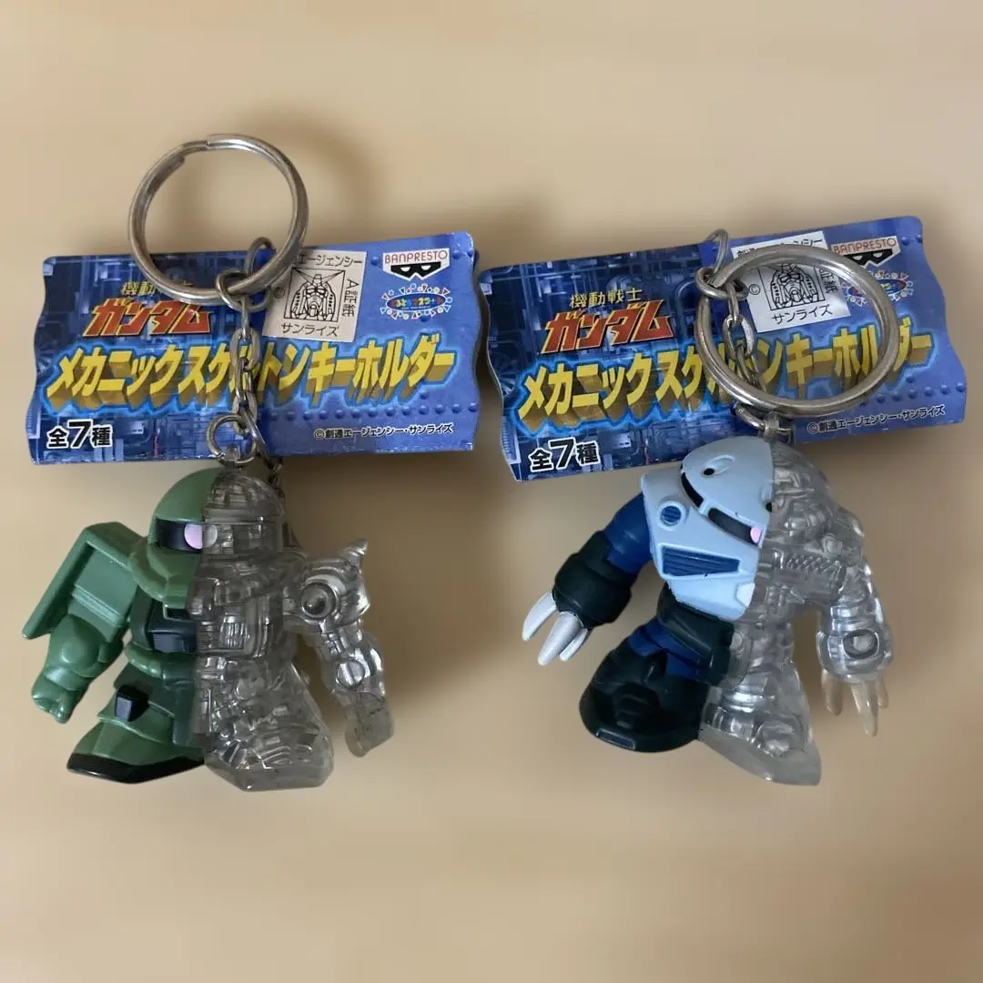 機動戦士ガンダムメカニックスケルトンキーホルダーセット Amazon.co.jp: [バンプレスト] 機動戦士ガンダム メカニック