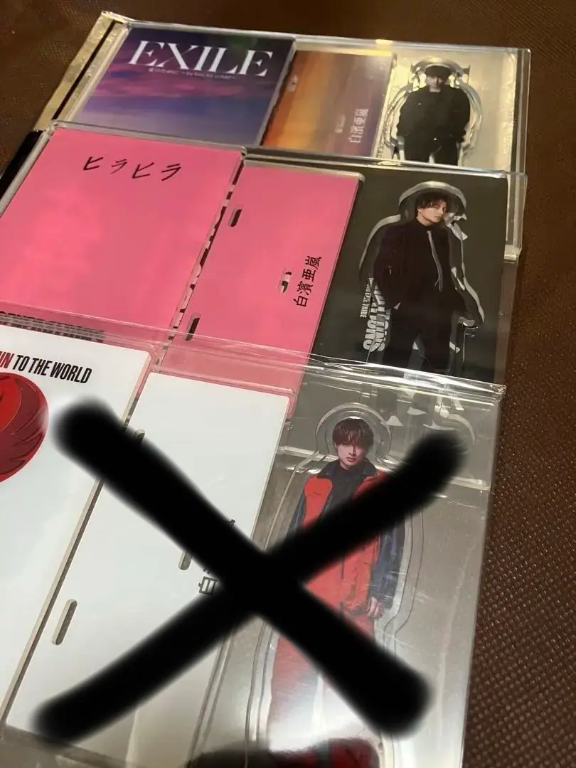 EXILE 白濱亜嵐 ヒラヒラ 愛のために アクリルスタンド 2種 トレカ絵柄解禁!!】白濱亜嵐 2nd 写真集『Hallelujah!!』2025/9