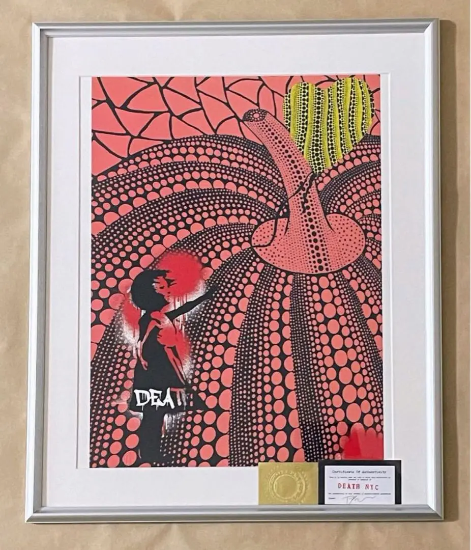 レア　額付death nyc CHANEL シャネル　ポップアート　バンクシー レア額付death nyc CHANEL シャネルポップアートバンクシー