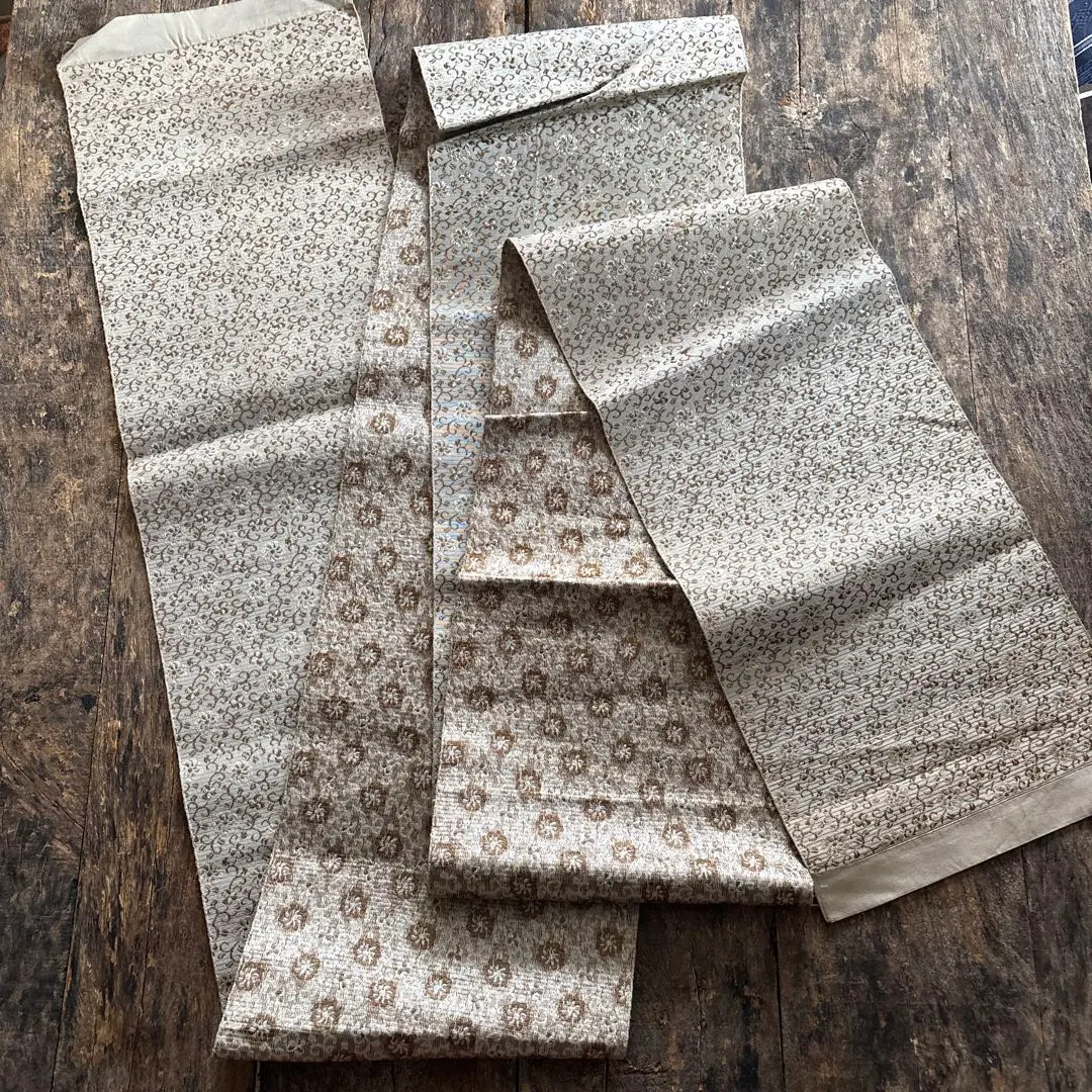 Thumbnail of Obi sash (single layer) - Floral arabesque