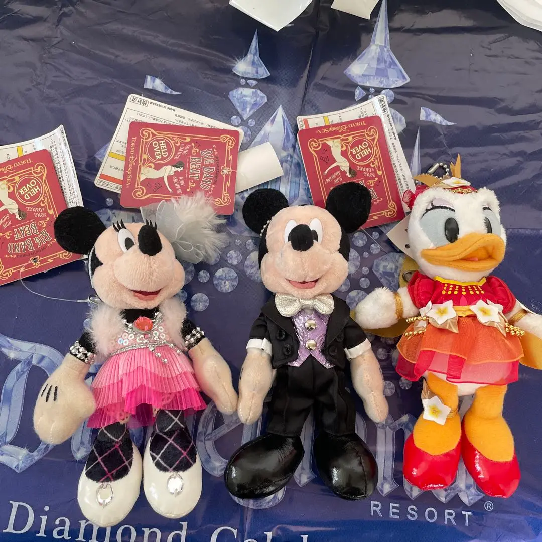 ディズニー ドナルド デイジー ぬいぐるみ バッグ カチューシャ 缶バッジ ぬいぐるみバッジ（ドナルドパルパルーザグッズ）| キャステル