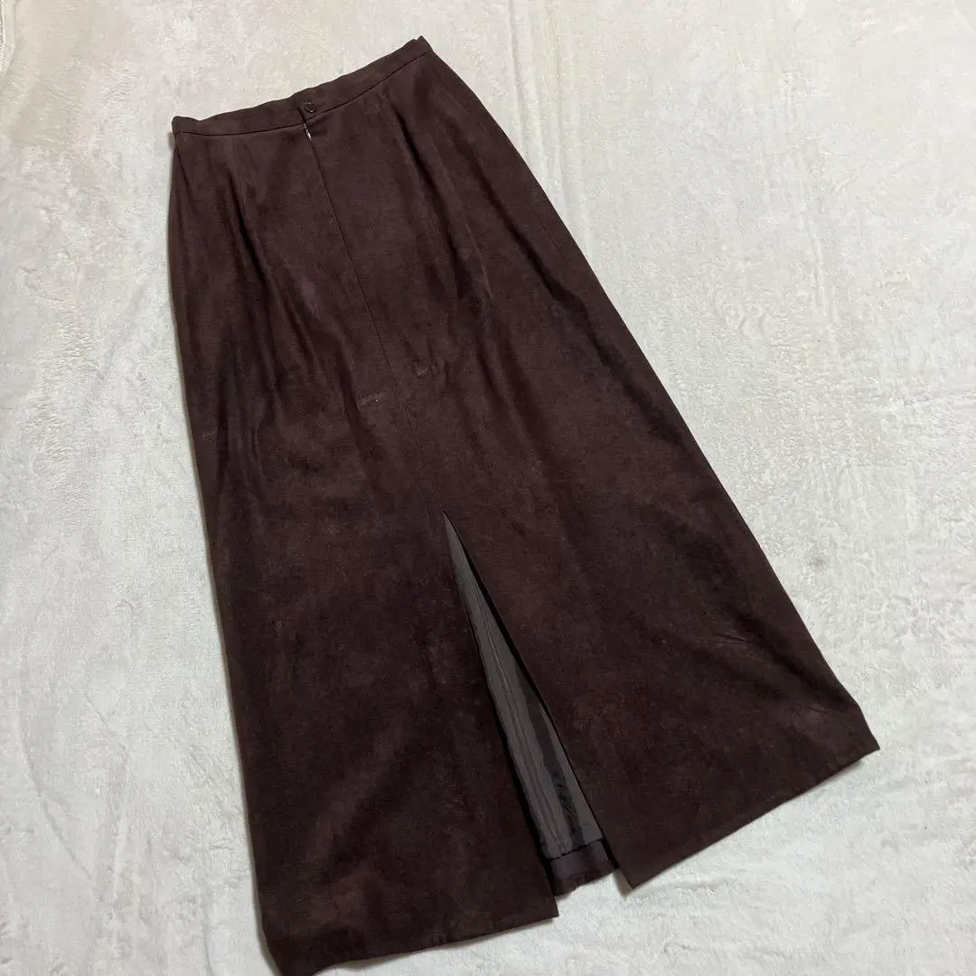 Thumbnail of STENCIL * Skirt, Long Length, Brown, Front Slit (40)