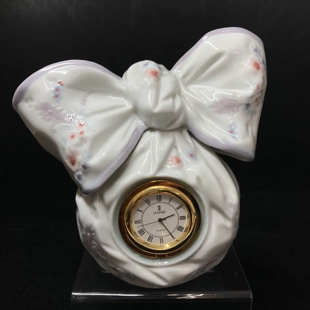 LLADRO リヤドロ 高さ29cm 希少『天使の時計』置物フィギュリン 訳アリ LLADRO リヤドロ 高さ29cm 希少『天使の時計』置物フィギュリン