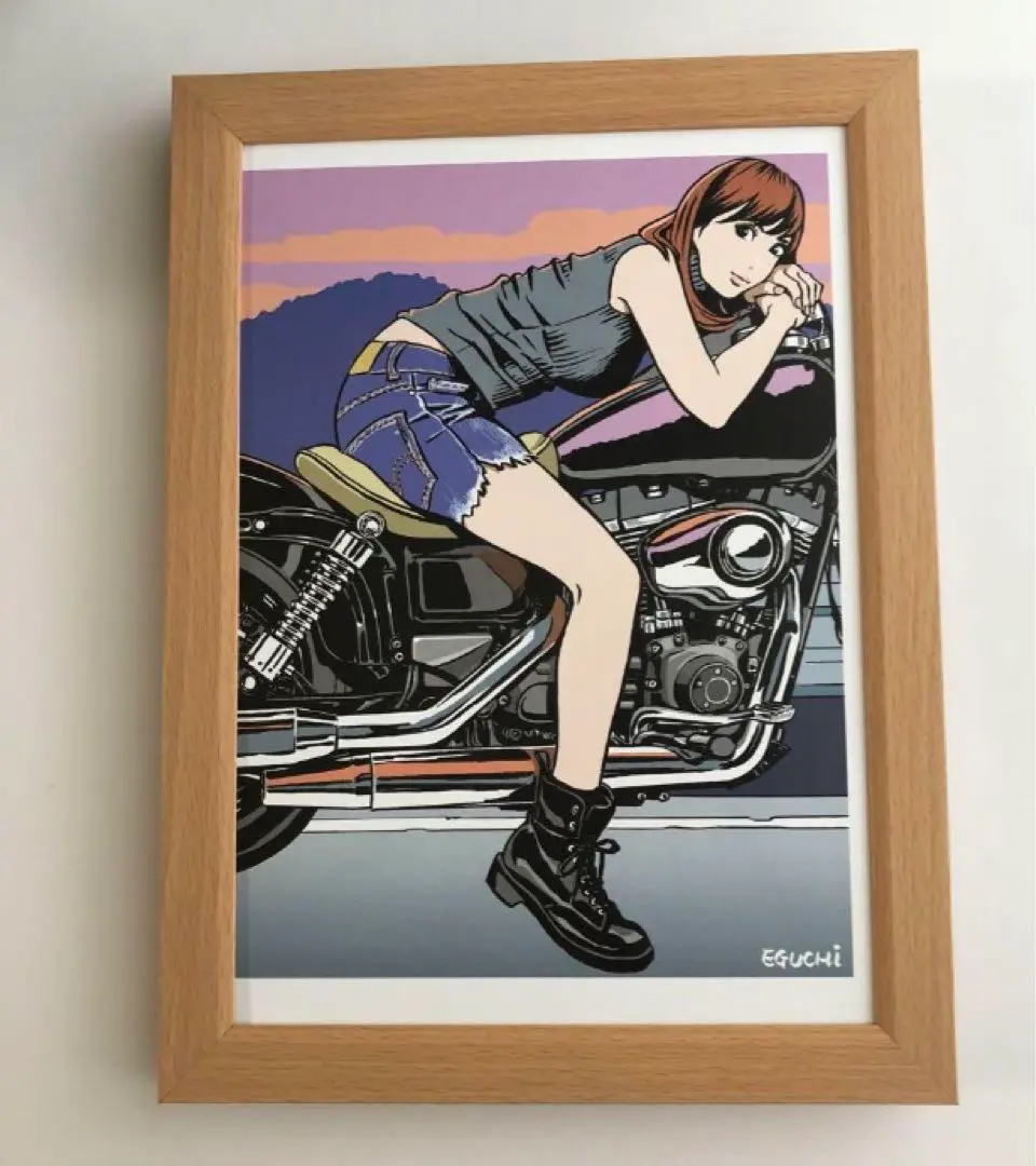江口寿史展 ポスター額装品　B2ポスター Amazon.co.jp: 江口寿史 東京彼女 ポスター B2728mm x 515mm