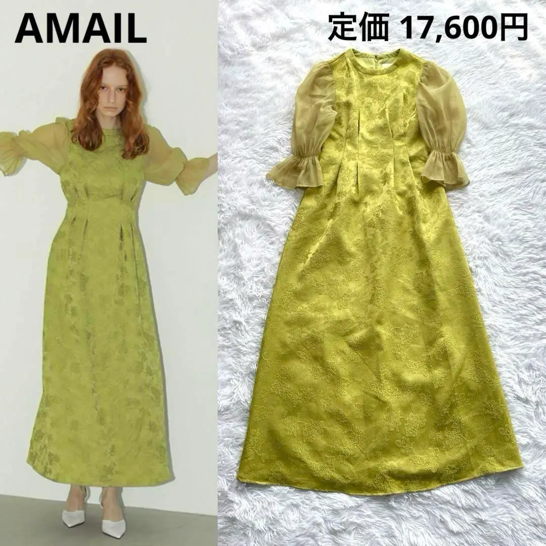 美品✨AMAIL　ドレス　Perfect flower dress　オケージョン AMAIL アマイル パーフェクトフラワードレス ピンク/M｜結婚式
