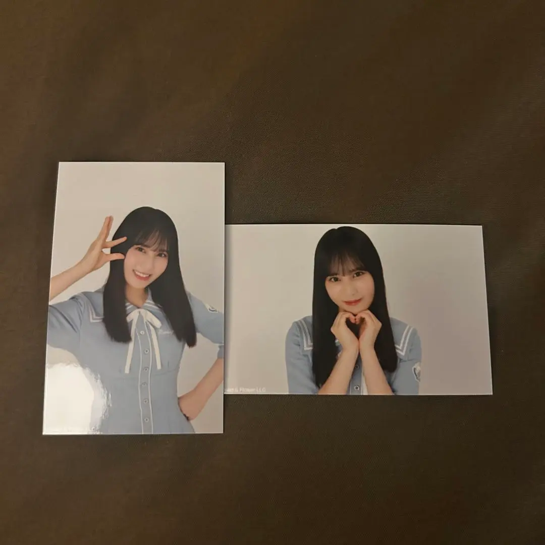 Thumbnail of Matsuwo Sakura Complete Set of 2 Mini Raw Photos: 14th Uniform