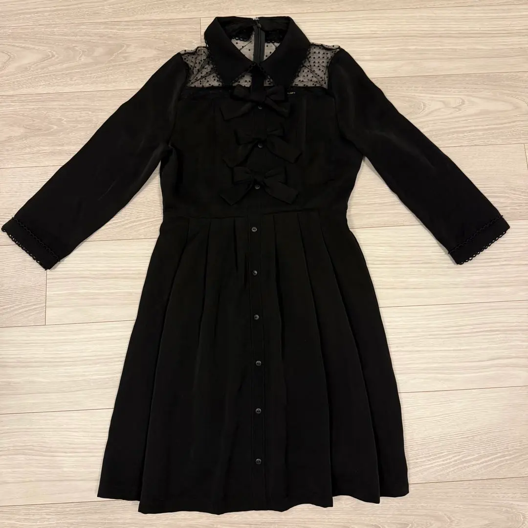 EmiriaWiz 艾米莉亞·維茲 點點薄紗蝴蝶結 A字连衣裙 的縮圖