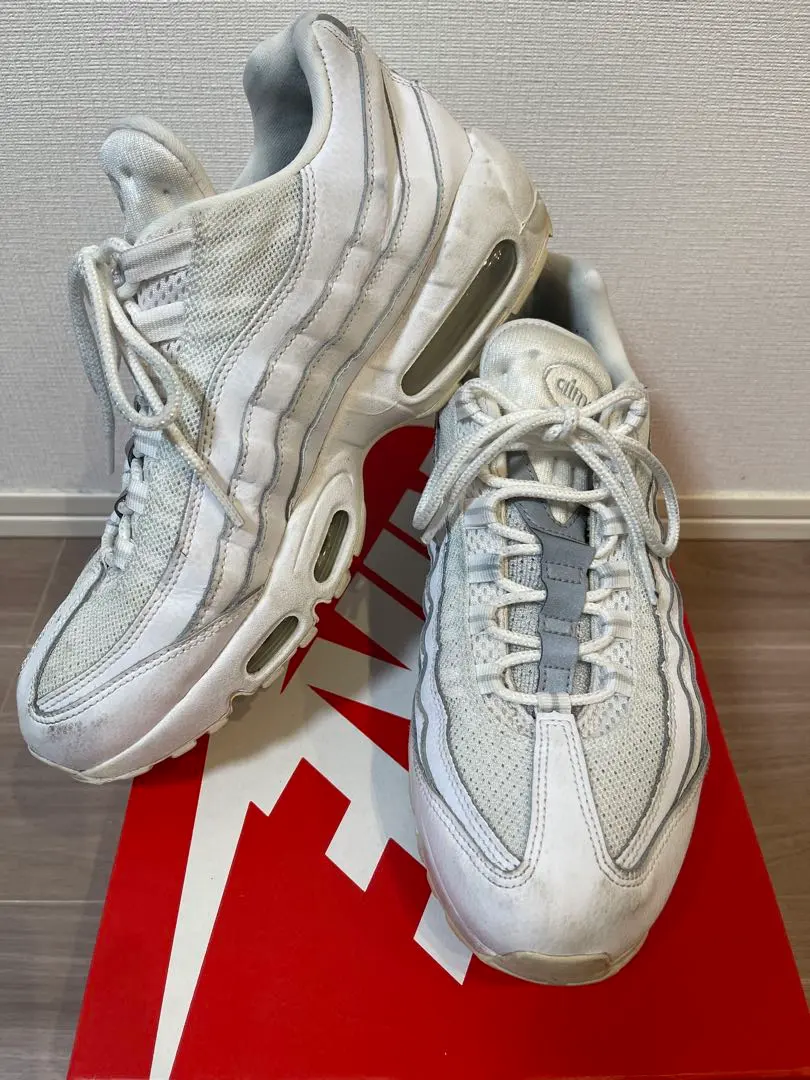 Thumbnail of Nike Air Max 95 White/Grey