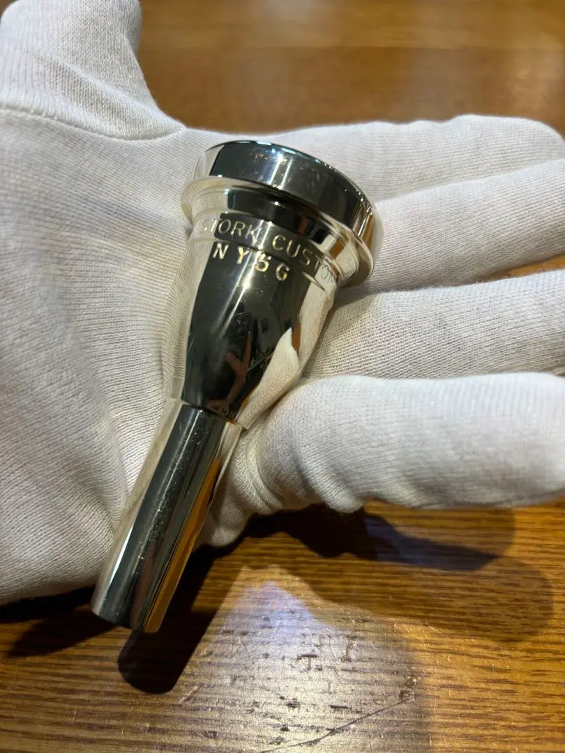 STORK CUTOM NY 6 1/2 AL トロンボーン マウスピース 希少 New York Collection 6 1/2 AL Trombone Mouthpiece - Stork