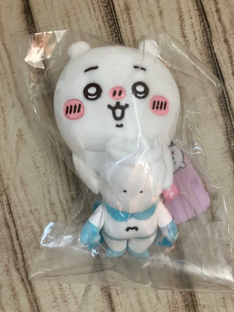 Thumbnail of Chikawa Desktop Hanging Plushies (Mucho Man & Chikawa)