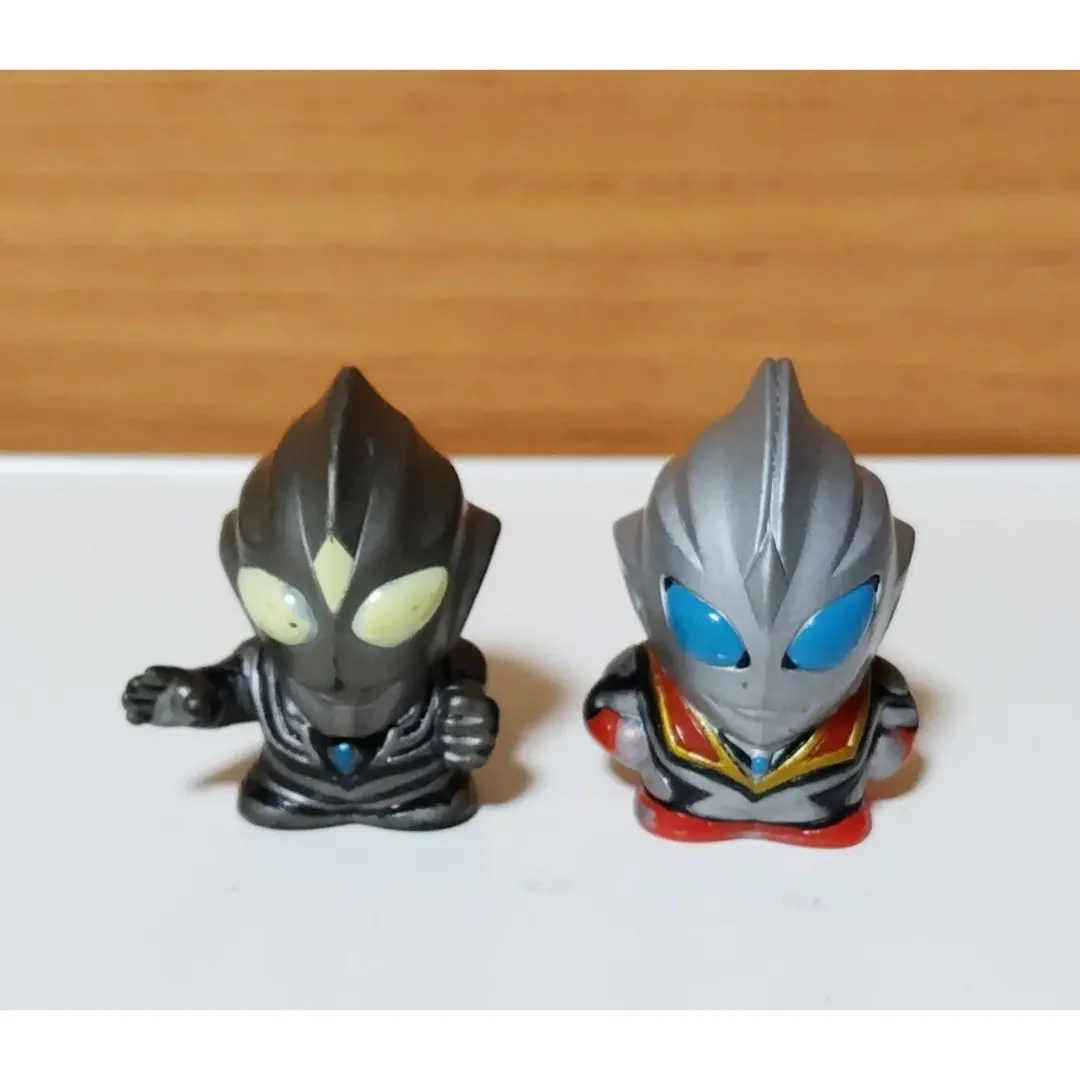 Thumbnail of Rare Reduced Price Ultraman Evil Tiga & Tiga Dark Finger Puppet Soft Vinyl Set