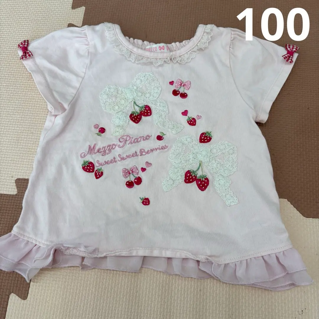 Thumbnail of Mezzo Piano ★ T-shirt ★ 100 ★ Ribbon ★ Strawberry