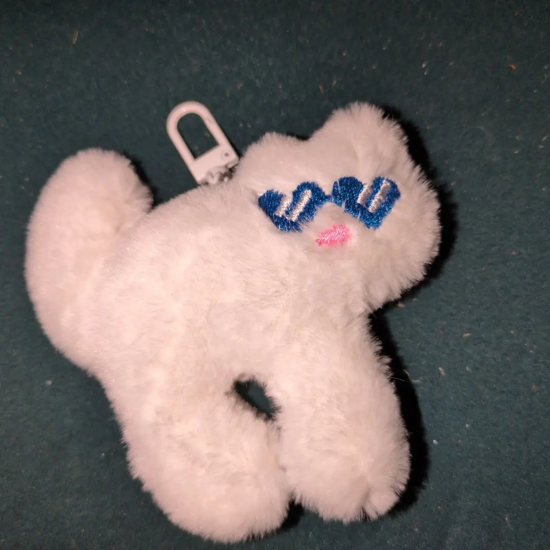 太陽眼鏡貓型白色鑰匙圈新品月底結束最後機會 的縮圖