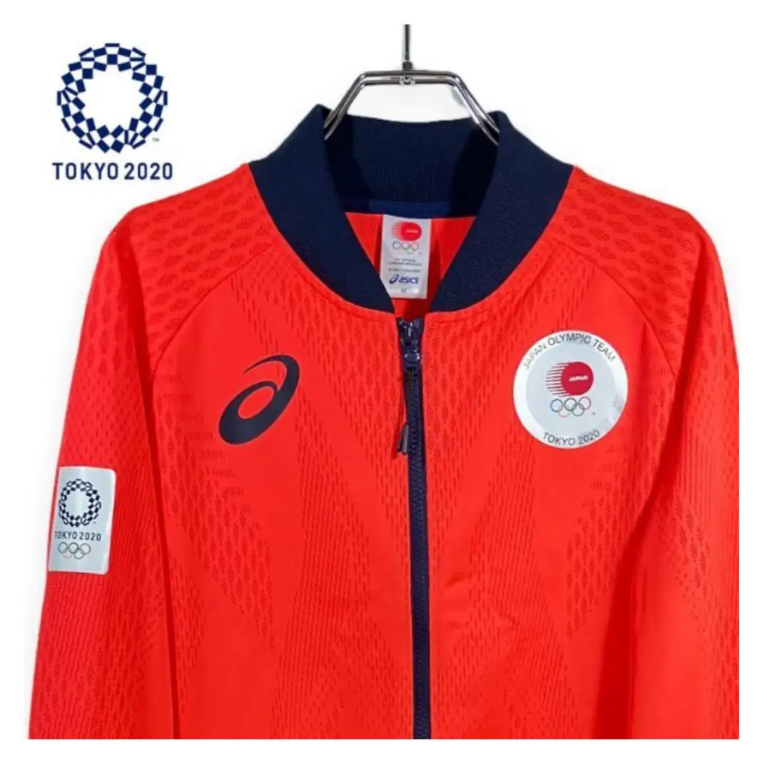 r3_0983A 美品 日本代表 オリンピック 公式 刻印ボタン ジャケット＆スラックス 高島屋製 XL程度 東京2020オリンピック競技大会日本代表選手団オフィシャルスポーツ
