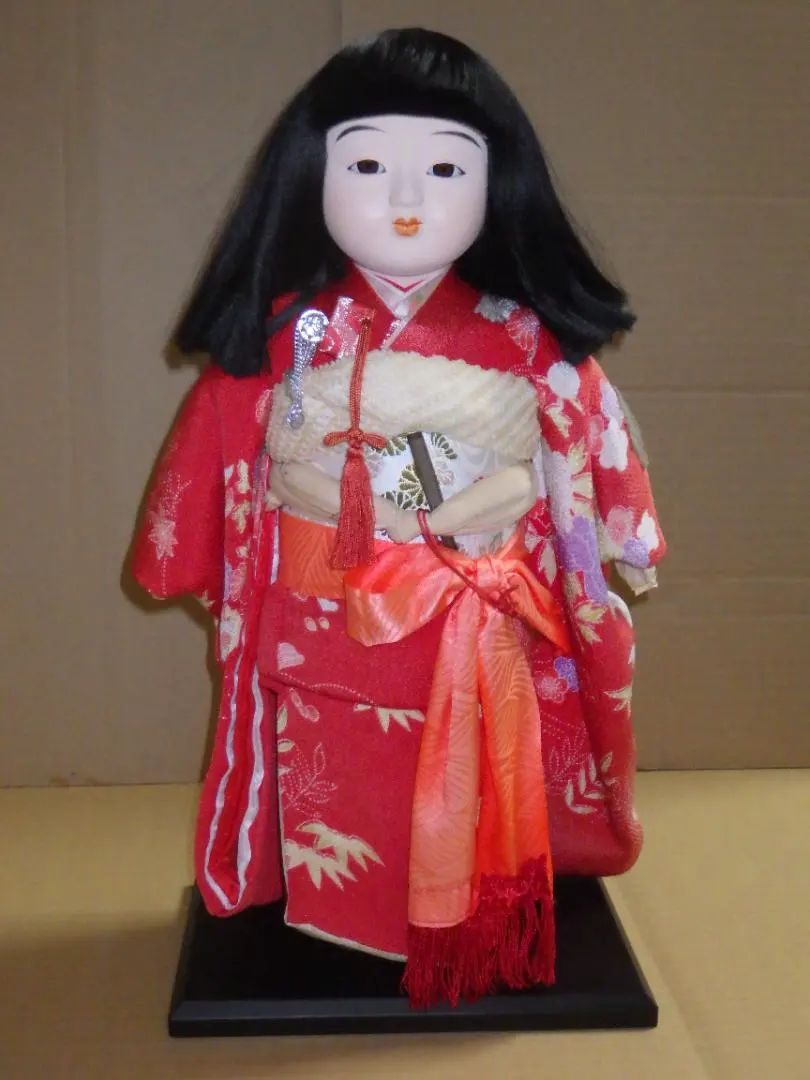 Thumbnail of Ichimatsu Doll, Japanese Doll, 44cm, Size 14, Seien (Grand Banquet), Kyo-Bon-Naki Ichimatsu, Yuzen Clothing, with Accessories
