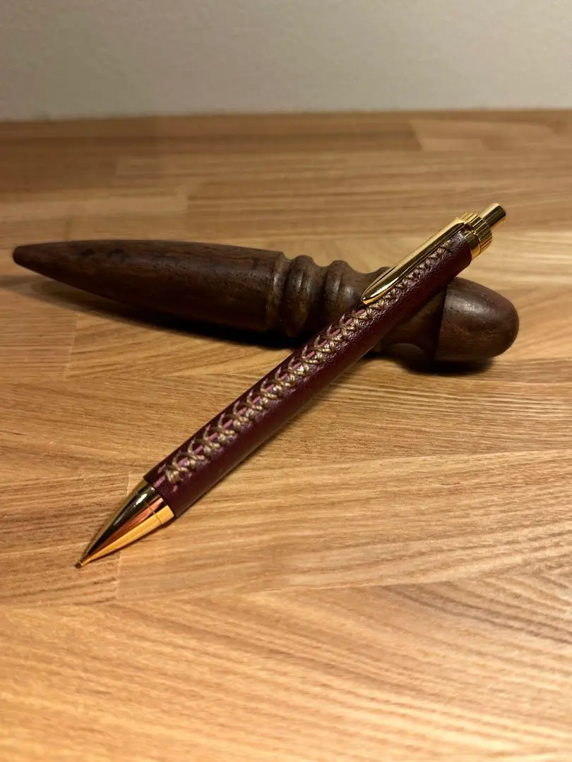 ☆Schicksal ボールペン クロコダイル 美品☆ ☆不定期販売☆ 革軸ペン【ヒマラヤクロコダイル】 ボールペン