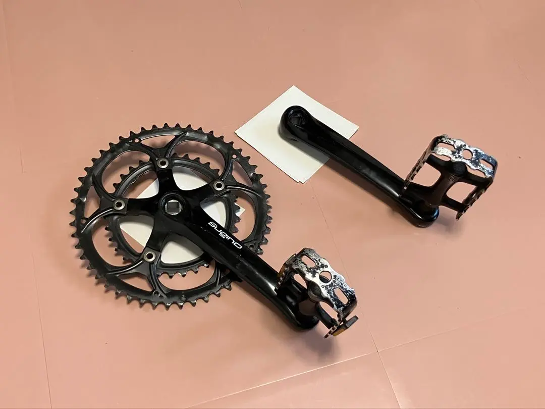 未使用 SUGINO スギノ XD2 50/34T クランクセット 黒 165 SUGINO 「スギノ」 XD2 50-34T 165mm クランクセット / 中目黒店