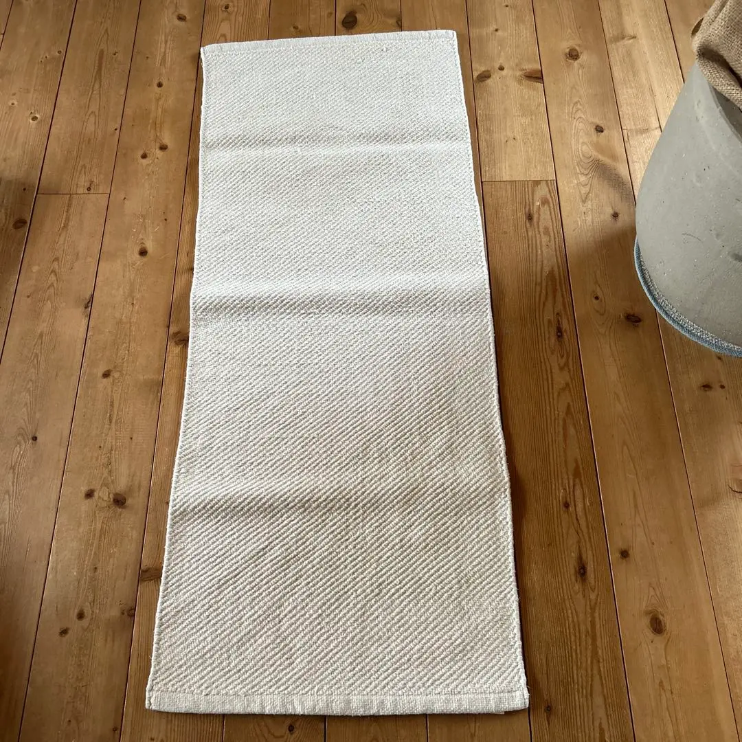 無印ラグ　タグあり未使用品 Yahoo!オークション - 無印良品 インド製 ウールラグ 新品 未開封 100