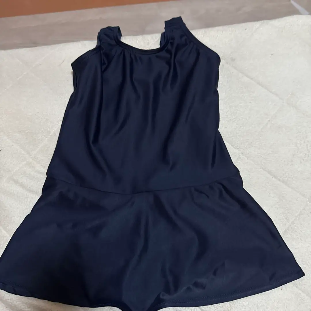 黑色女童泳衣 的縮圖