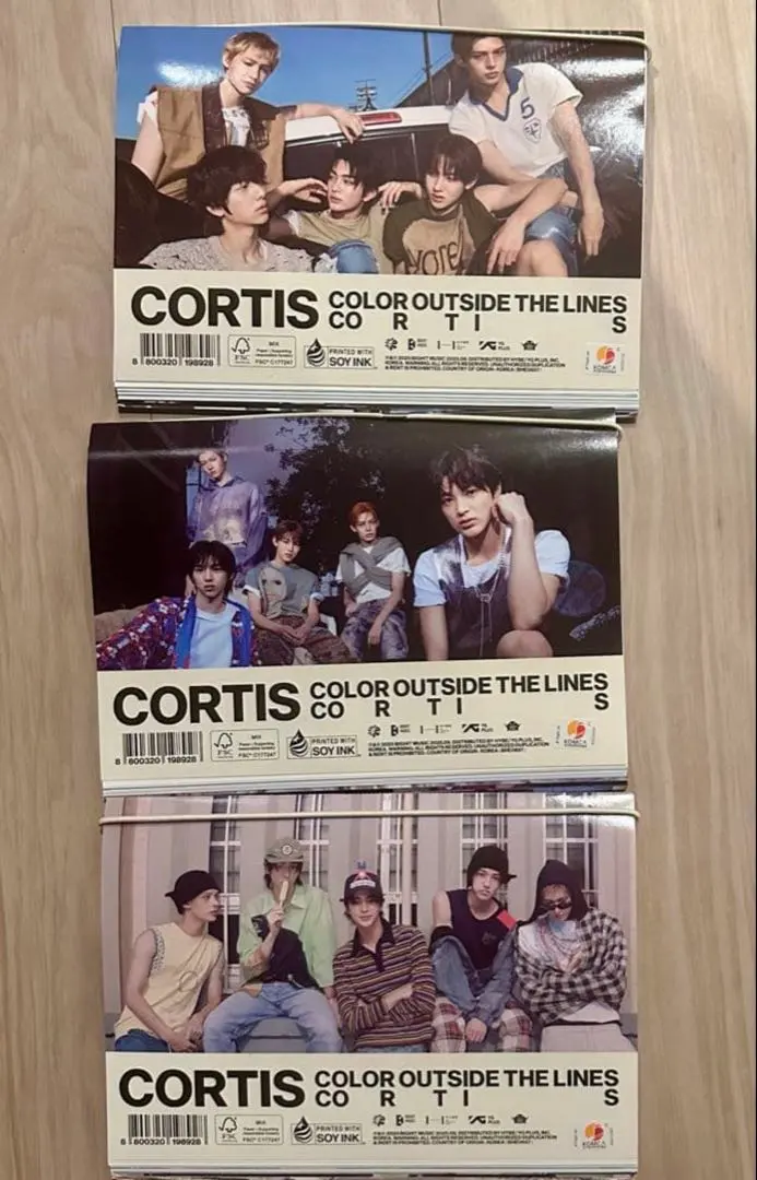 Thumbnail of CORTIS Album 3-type set, opened, no trading cards