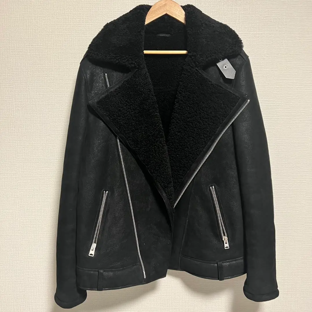 最終値下げALLSAINTS/オールセインツ　ムートンライダース 2025年最新】allsaints ムートンの人気アイテム - メルカリ