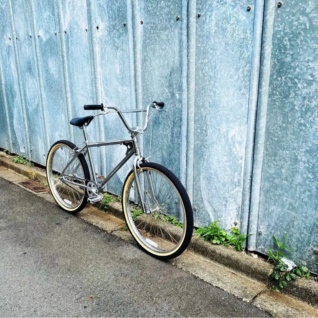 Kick it 純正　ハンドル　グリップ付　ライザー　BMX ハンドル Kick it 純正ハンドルグリップ付ライザーBMX ハンドル