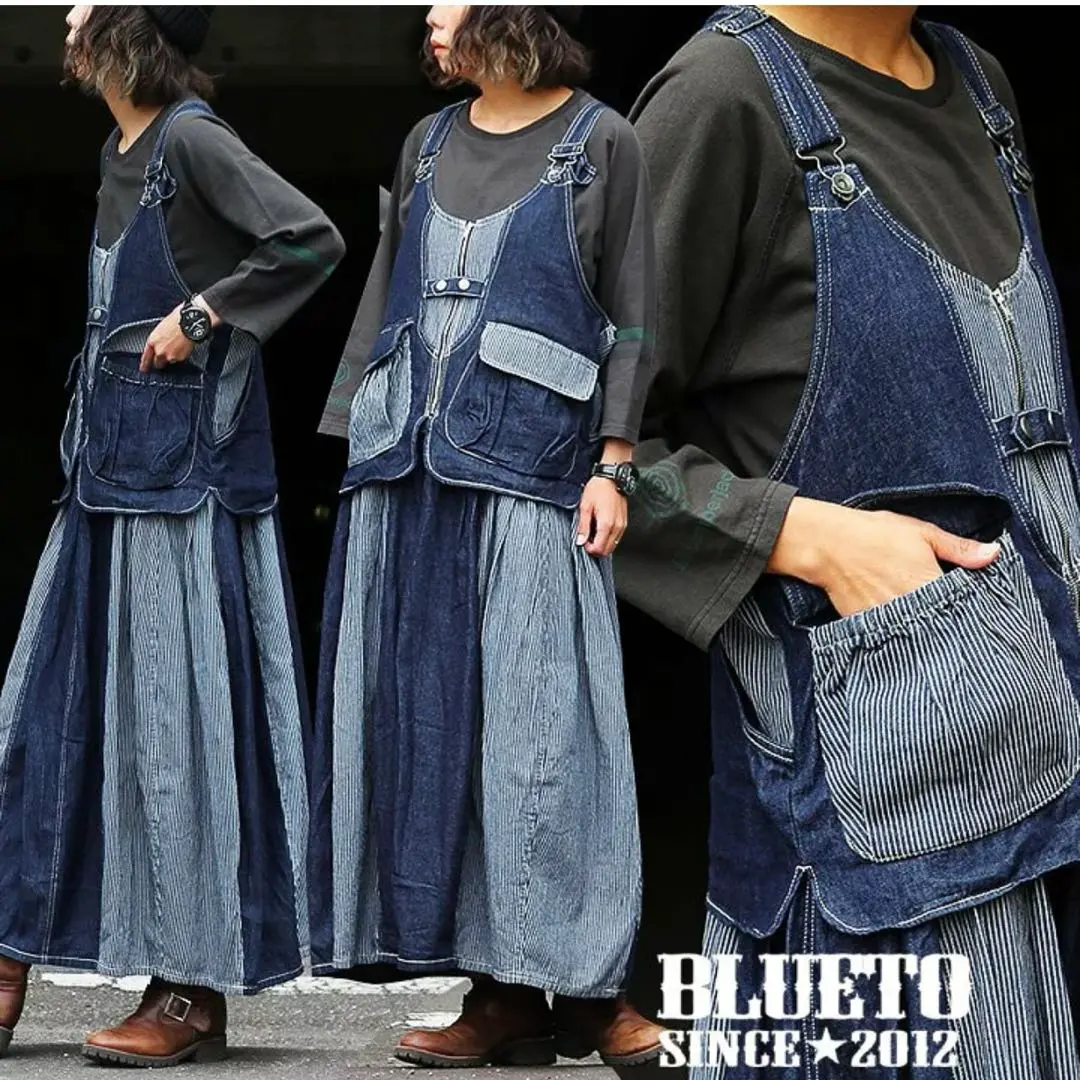 2025年最新】blueto ブルート サロペットスカートの人気アイテム