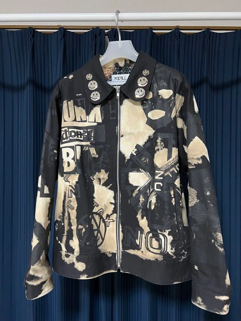 【✨新品✨】KIDILL◎LAYERD DENIM JACKET 黒 試着のみ】KIDILL LAYERD DENIM JACKET 黒ベストセラー 商品