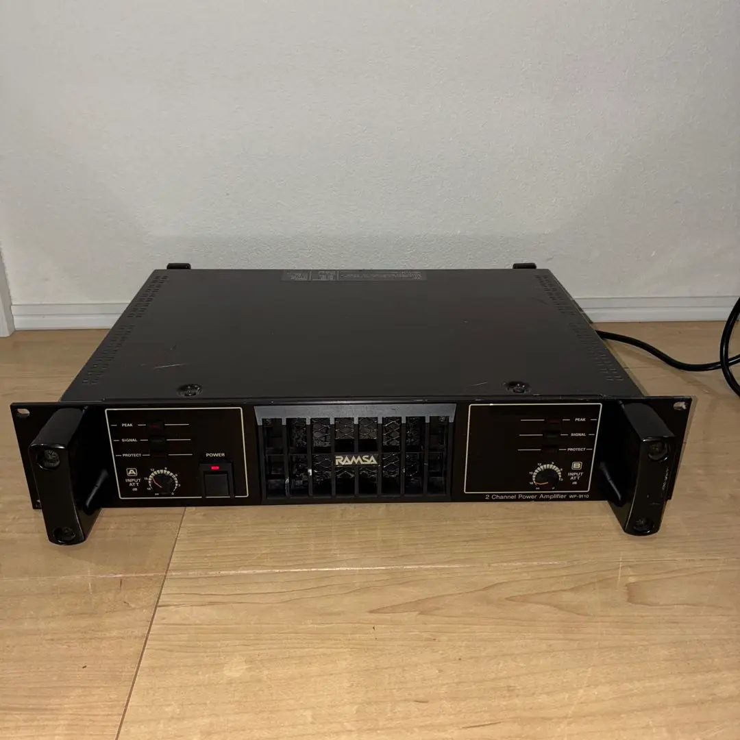 RAMSA WP-9110 パワーアンプ ラムサ ナショナル Panasonic National RAMSA WP-9110 ナショナル ラムサ 業務用