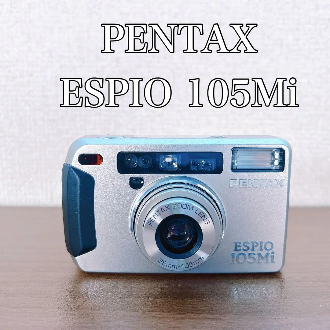 PENTAX ESPIO 105MI シルバー コンパクトカメラ PENTAX ESPIO 105Mi】フィルムコンパクトカメラ（オールド