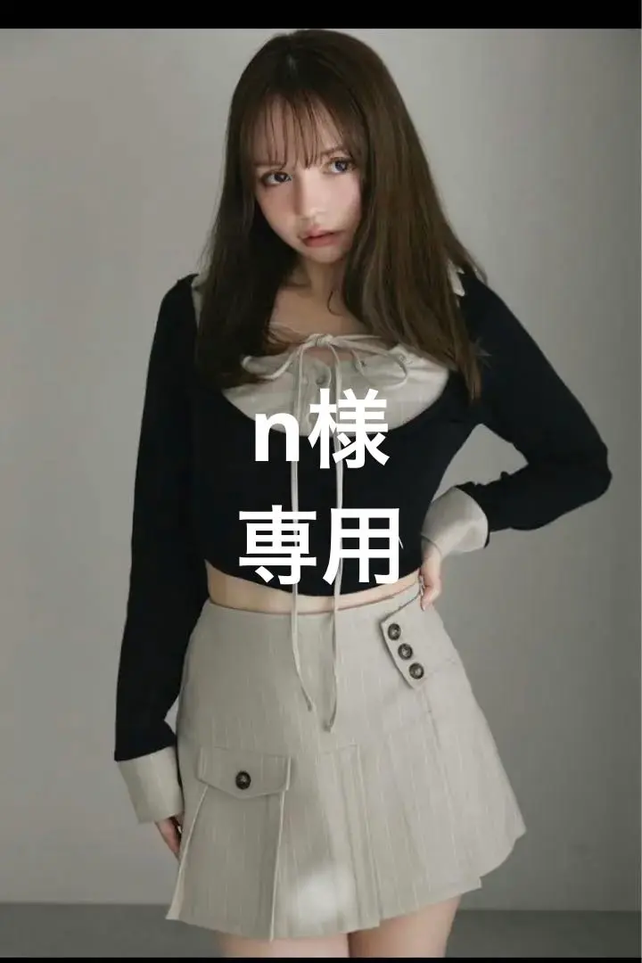 andmary Robin girls set up gray sサイズ ANDMARY】Robin girls set up