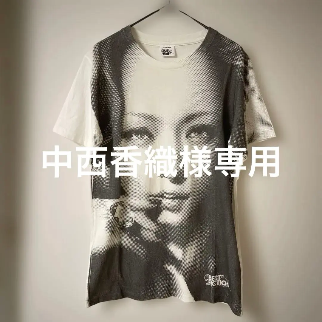 新品BEST FICTION TOUR 顔プリント Tシャツ 安室奈美恵　レア✨ 中西香織 様専用 BEST FICTION TOUR 顔プリント Tシャツ - メルカリ