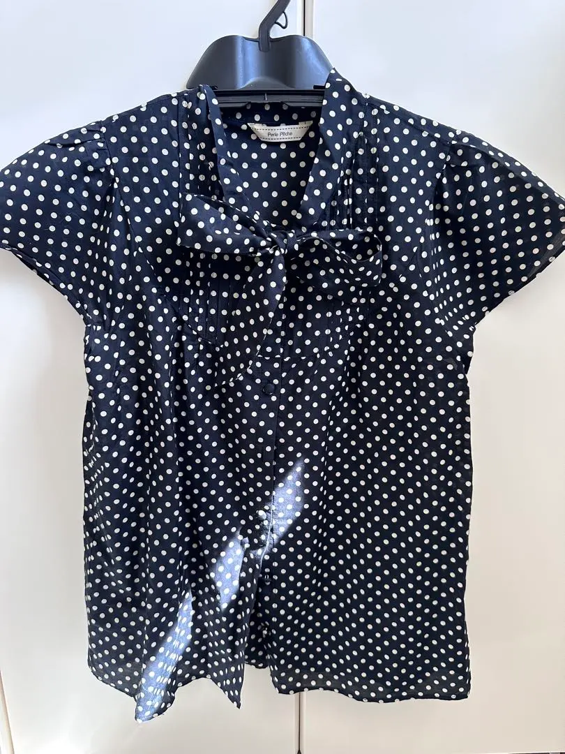 Thumbnail of Perle Pêche Dot Pattern Short Sleeve Shirt
