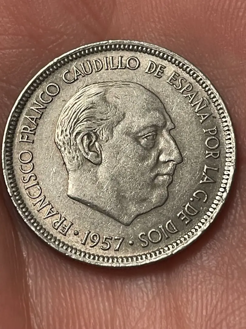 【エラーコイン】フランシスコ・フランコスペイン1ペセタ硬貨1953 フランシスコ・フランコ1ペセタ硬貨|スペイン|コレクターズ
