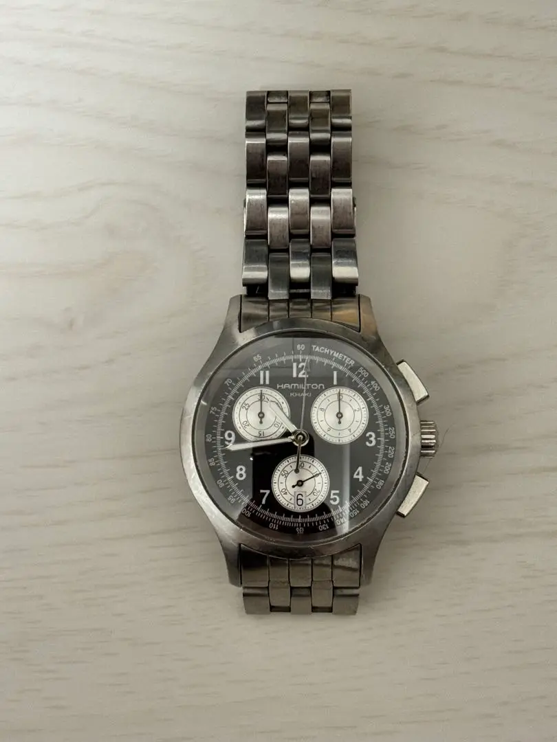 Hamilton クロノグラフ H764120 楽天市場】ハミルトン HAMILTON カーキ クロノグラフ H764120