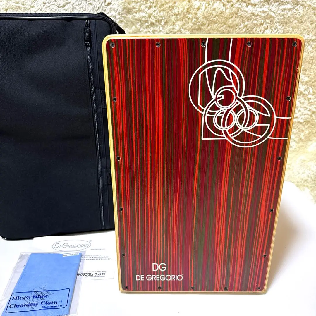 DeGregorio デ グレゴリオ　 Compass カホン　レッド DE GREGORIO (DG) MINI CAJON / RED｜ミュージックランドKEY